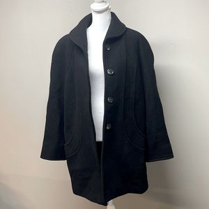 Bromley Collection Women’s Black Pea Coat size 10